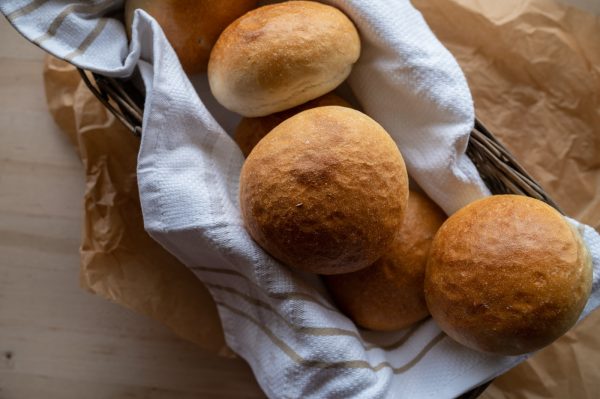 Rustic White Bun