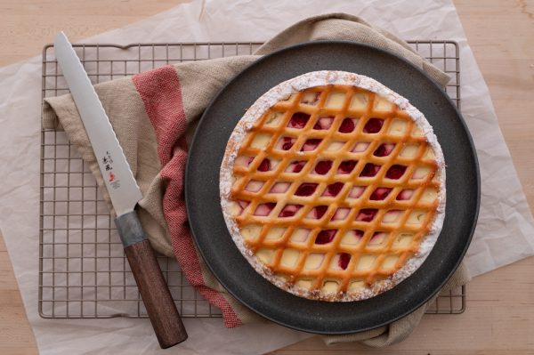 Raspberry Custard Flan