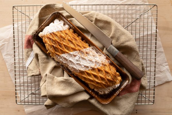 Raspberry Almond Strudel