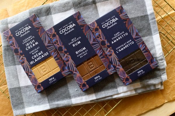 Cocoba Boozy Chocolate Bars