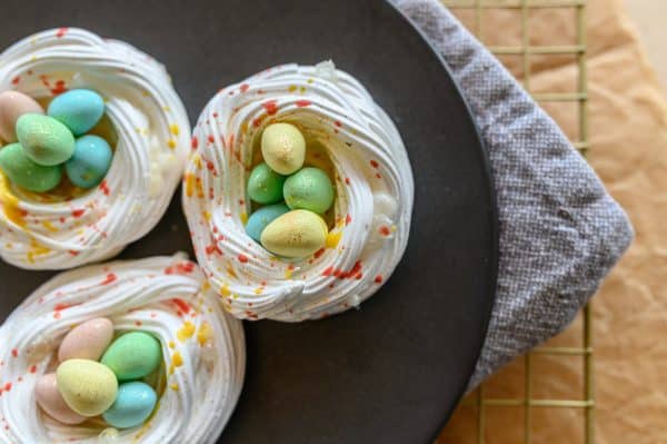 Meringue Easter Egg Nest
