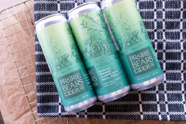 Prairie Bears Cider Co. Orchard Pressed Alcohol-Free Apple Cider